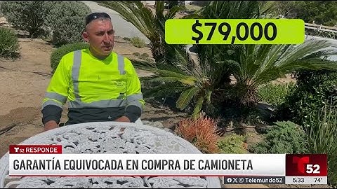 Hombre compra camioneta que se descompuso y la garantía no respondía