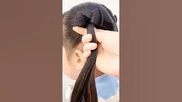 طريقة عمل فيونكه في الشعر Hair Style 