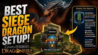 Best Siege Dragon Setup Game of Thrones Dragonfire Gameplay