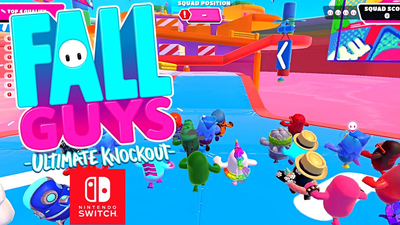 Fall Guys Switch Zu Zweit Spielen Fall Guys Free 2 Play Nintendo Switch Online Squad Gameplay #47 - YouTube