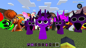 Incredibox Durple SPRUNKI Every Phases MOD in Minecraft PE