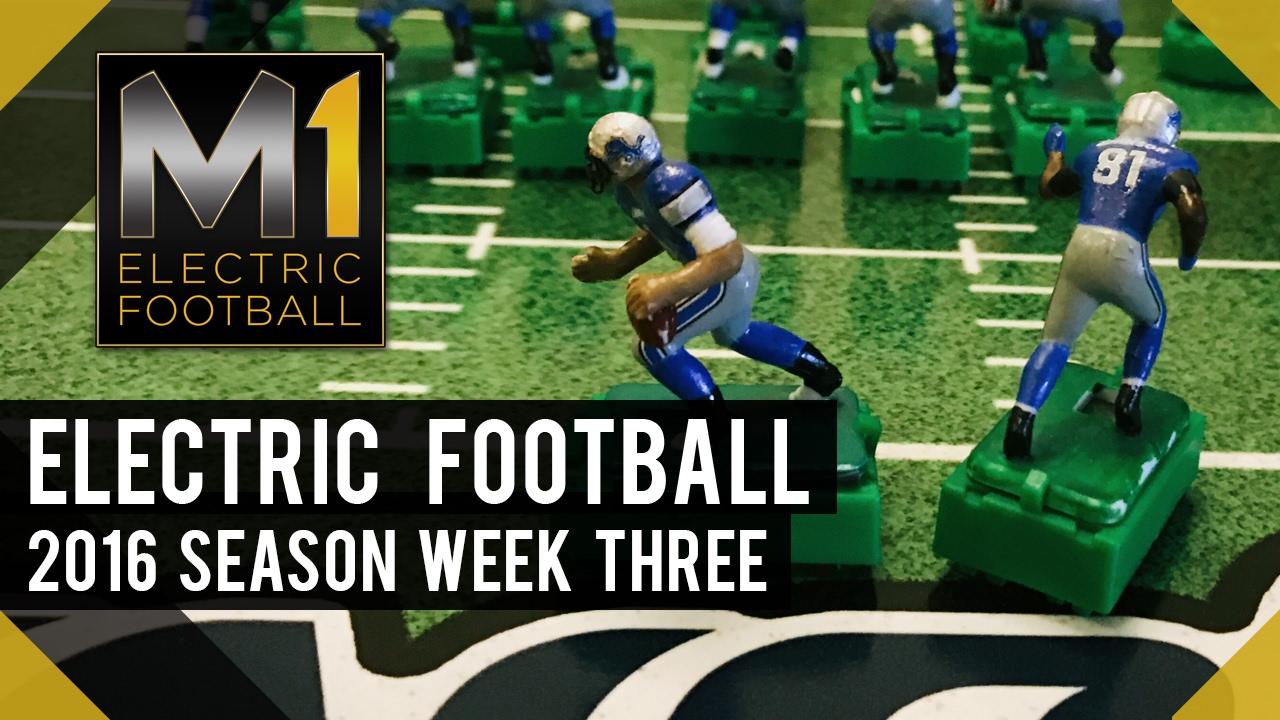 Electric Football League M1 2016/2017 Season Week 3 YouTube