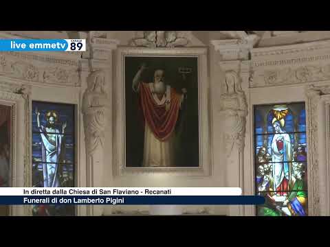 Funerali don Lamberto Pigini dalla Chiesa di San Flaviano in Recanati