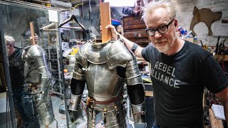 Adam Savage Inspects a $500 Suit of Armor!