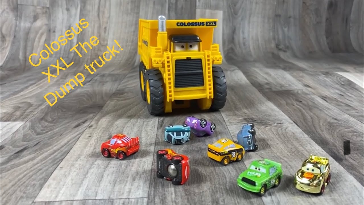 Disney Pixar Cars Colossus XXL Dump Truck & Micro Drifters
