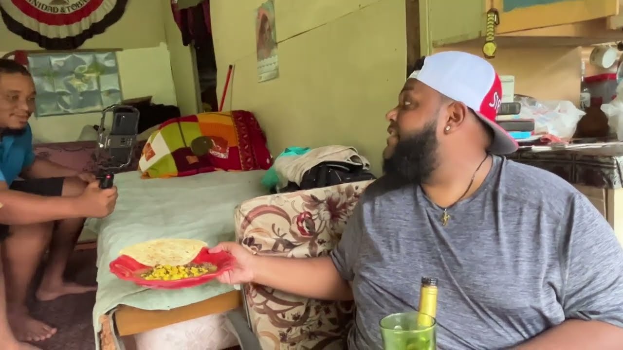 Roti, Peas and Corn, and The Trini Alphabet Man