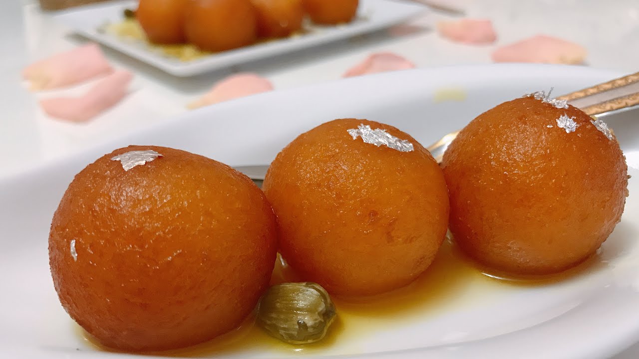 Gulab Jamun  beignets indien sucrs  dessert indien