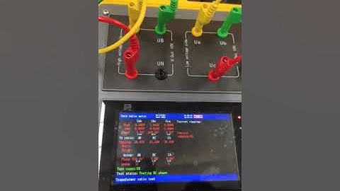 GDBP transformer turns ratio tester-operation video