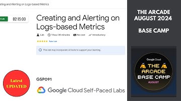 Creating and Alerting on Logs-based Metrics || Base Camp || #qwiklabs || #GSP091