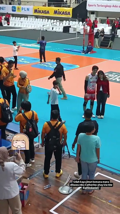 Alfin Daniel dah gandeng yang baru lagi nih #proliga2025 #volleyball