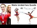 Maiia Khromykh lands two QUADS (4S, 4T) Jump Analysis - Russian Cup Final  Майя Хромых Тутберидзе