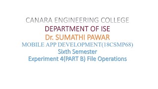VTU Android 18CSMP68 M2 L4 Expriment 4B  (File Open & Save(18CSMP68))