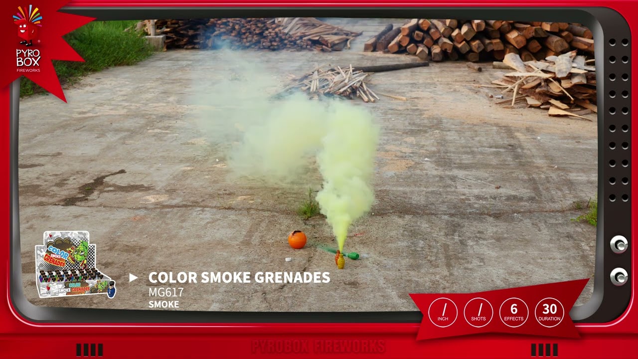 MG617 COLOR SMOKE GRENADES