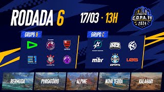 C.O.P.A FF 2024 AO VIVO - Rodada 6 | FREE FIRE ESPORTS BRASIL