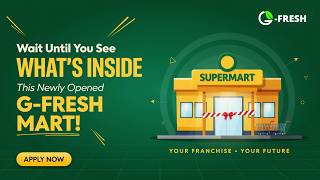 Grand Opening of a Premium G Fresh Mart Store | Full Store Tour & Product Showcase