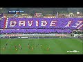 The fiorentina game comes to a halt in the 13th minute as they pay tribute to davide astori