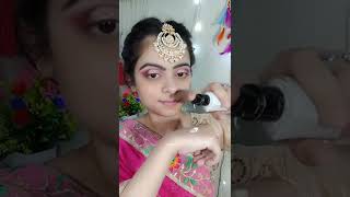 shorts Easy Self Bridal Makeup Tutorial ?? makeupshorts youtubeshorts bridalmakeup