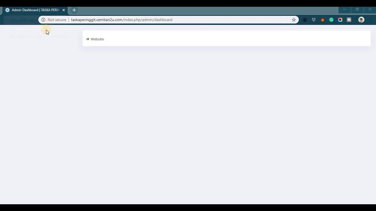 JIKA DASHBOARD BLANK - LOGIN & LOGOUT- - YouTube