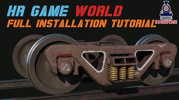 HR GAME WORLD  | Installation Full Tutorial | Indian Train Simulator | Railworks | TS 2024