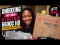 SINGER 6600C SEWING MACHINE UNBOXING