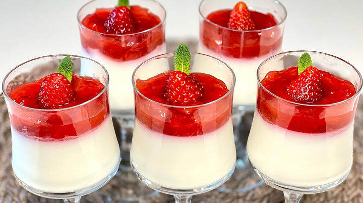 Prendi le fragole e fai questo fantastico dessert! SENZA GELATINA! #187
