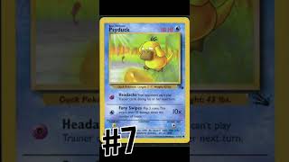 My Top 10 Psyduck Card Art Rankings! #pokemon #pokemontcg