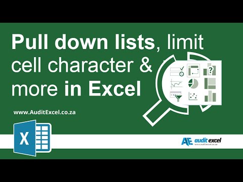 Update Drop down list, limit what can be put in a cell, provide useful input/ error messages in Excel 2003