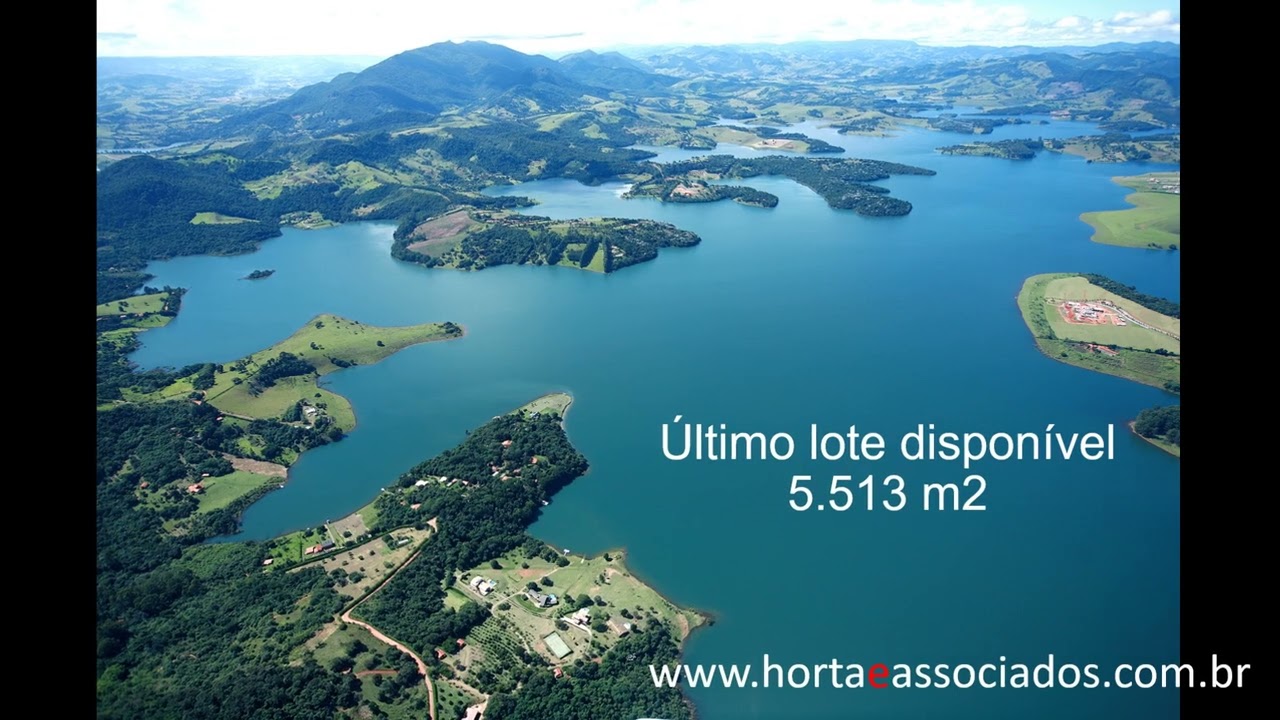 Terreno a venda na represa de Joanópolis, 5513m2, acesso direto para a  água, te0076.
