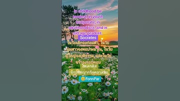 ปัญญาตลอดช่วงชีวิต: จากวัยเด็กถึงวัยชรา✨Wisdom Through Life