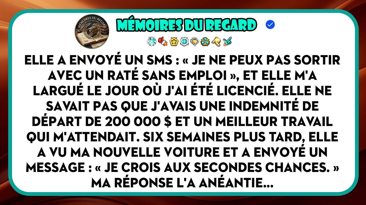 Mon téléphone a vibré au milieu de mes rapports trimestriels, et j'ai failli ne pas croire ce que je lisais : « J'ai créé un faux profil en me faisant passer pour toi pour voir ce que ta sœur...