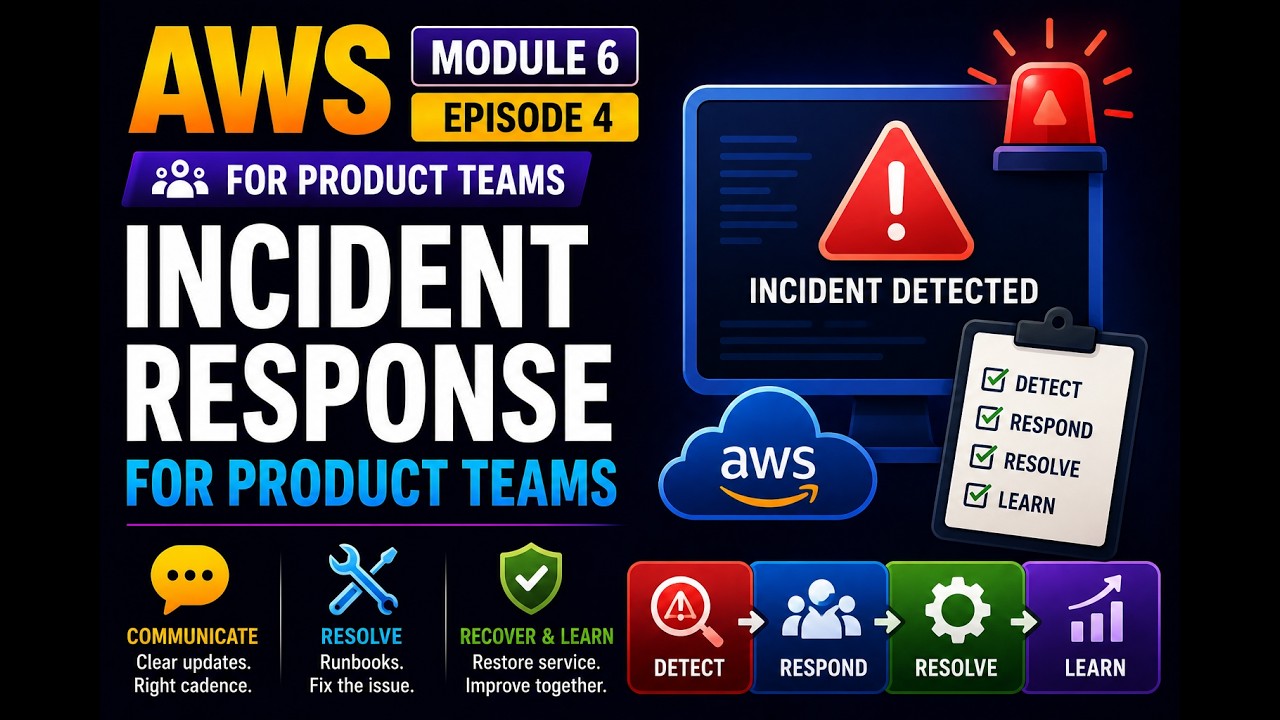 Incident Response for Product Teams | AWS for Product Teams M6E4