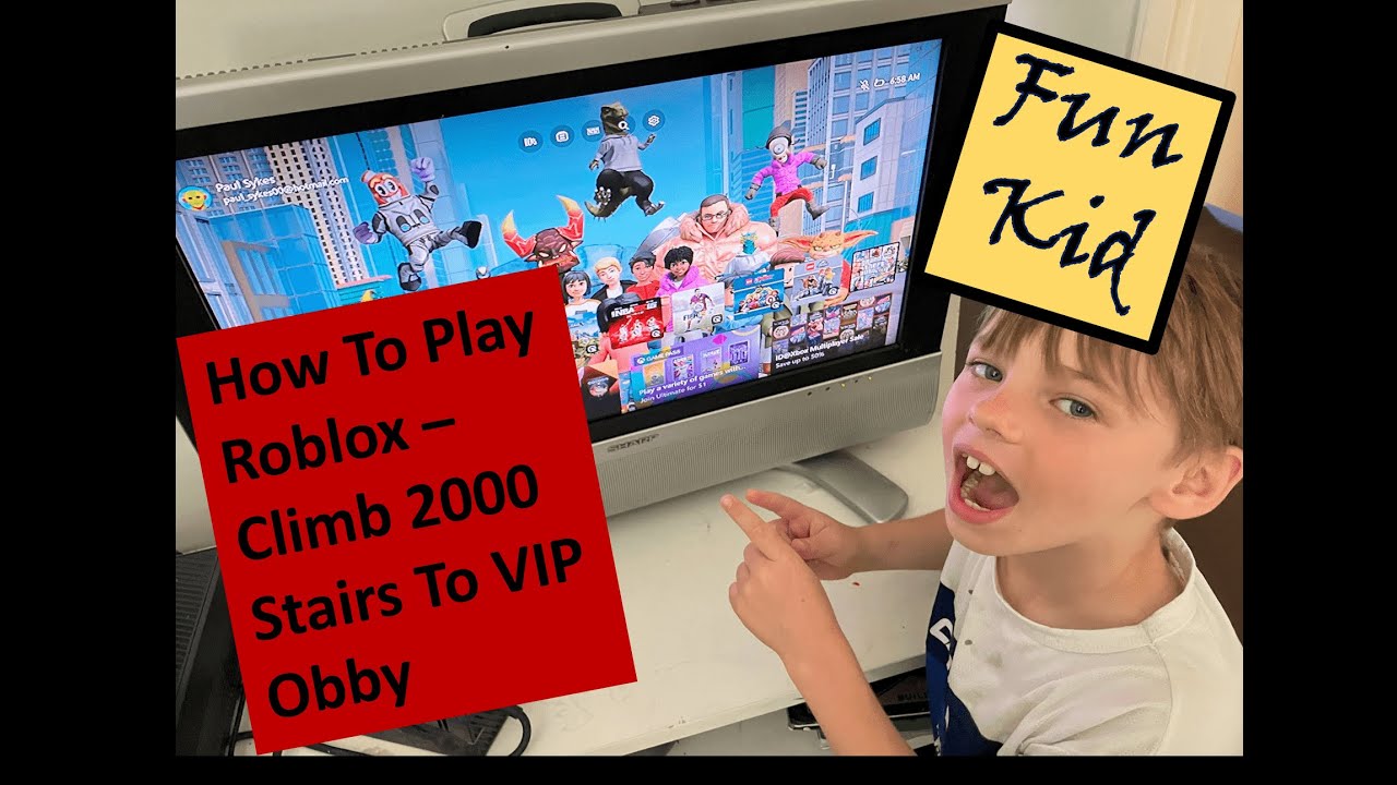 Vip Obby How To Play Roblox - Climb 2000 Stairs To VIP Obby - YouTube
