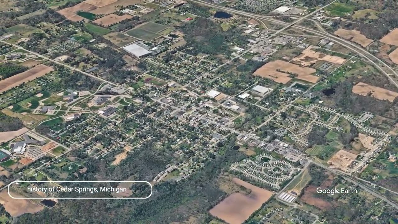 История города Сидар-Спрингс, штат Мичиган.