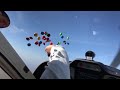 Pilot takes a dive to show off zero gravity - with candy
