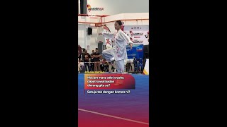 Kalo min, lama da jatuh... kaki bergegar lagi 🦩