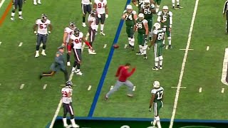 Fan Runs on the Field During Game | 2010 Texans vs. Jets
