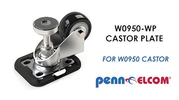 Plate For W0950 Castor - W0950-WP | Penn Elcom