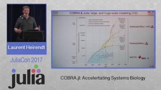 COBRA.jl: Accelerating Systems Biology | Laurent Heirendt | JuliaCon 2017