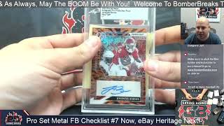 2022 Leaf Pro Set Metal Jumbo Random Checklist #7 1 Box Break 6 1  23