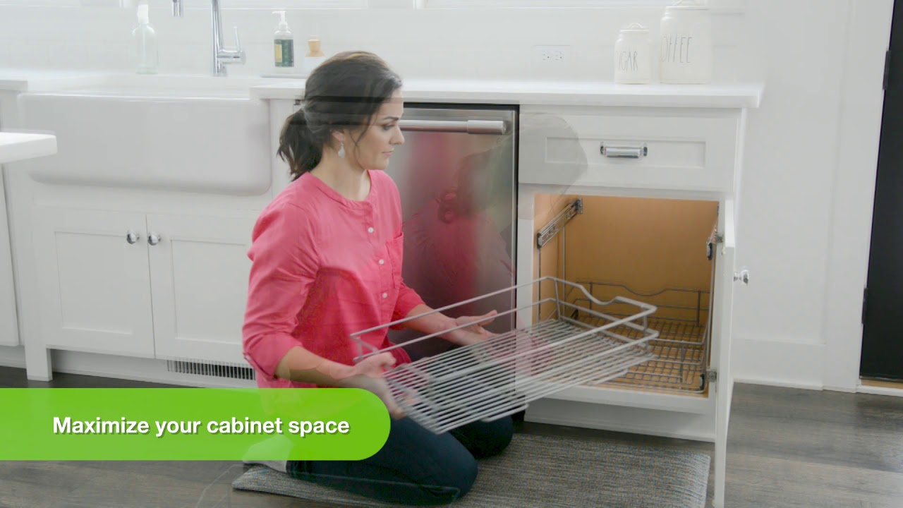 Simply Put Double-Tier Pullout Basket