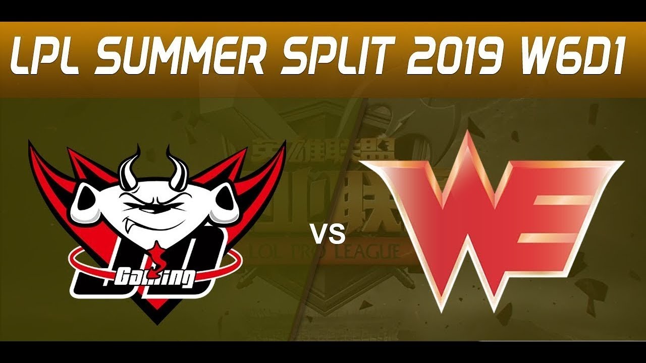 JD Gaming vs Team WE | LPL Summer 2019 W6G2 | FULL GAME