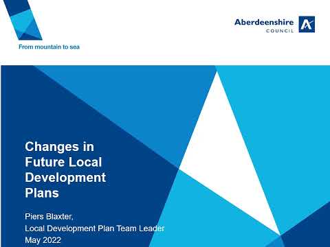 Early thoughts on engagement on the Aberdeenshire Local Development Plan 2027