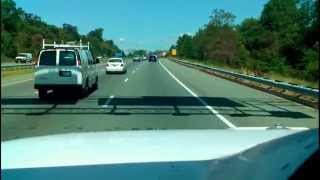 Driving I-95 in Baltimore