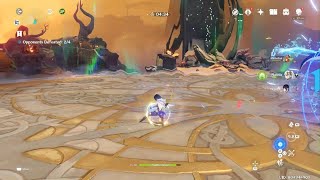Dendro Archon ambushed by Scribe (Genshin Co-op Shenanigan)