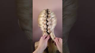 4 strand ribbon #braid