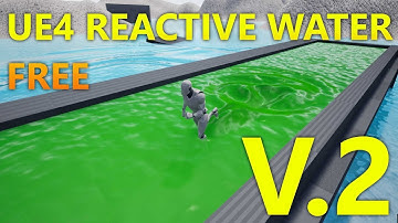 FREE Unreal Engine 4 Reactive Dynamic Water V.2 Project Download Update [UE4.20]