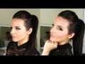 Sleek High Ponytail: Tutorial -Kim Kardashian Inspired | Casey Holmes