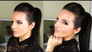 Sleek High Ponytail: Tutorial -Kim Kardashian Inspired | Casey Holmes