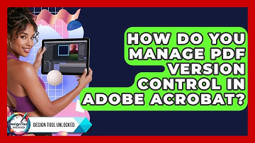 How Do You Manage PDF Version Control In Adobe Acrobat? - Design Tool Unlocked