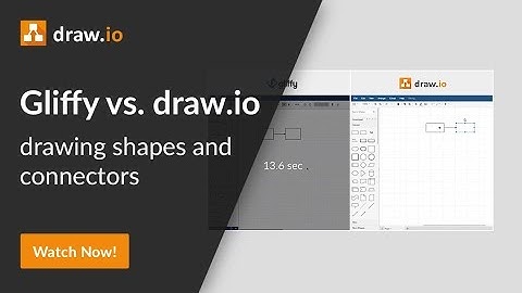 Gliffy vs. draw.io comparison - Create a diagram with shapes and connectors
